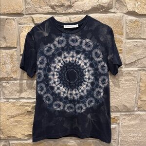 Christiam Dior Tie-Dye Print Tshirt -Navy Grey Size S - Exellent Condition